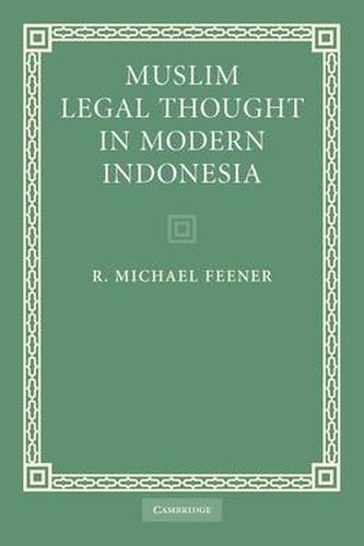 Cover image for Muslim Legal Thought in Modern Indonesia