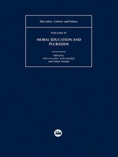 Cover image for Moral Education and Pluralism