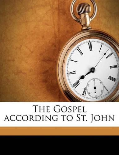 Cover image for The Gospel According to St. John