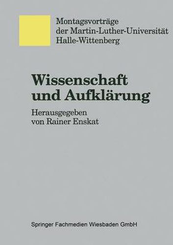 Cover image for Wissenschaft Und Aufklarung