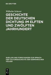 Cover image for Geschichte der deutschen Dichtung im elften und zwoelften Jahrhundert
