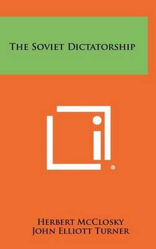 Cover image for The Soviet Dictatorship