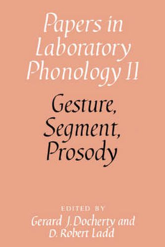 Cover image for Gesture, Segment, Prosody