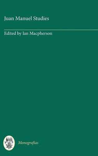 Cover image for Juan Manuel Studies