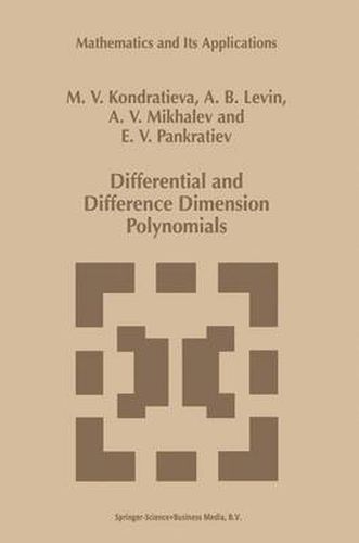 Cover image for Differential and Difference Dimension Polynomials