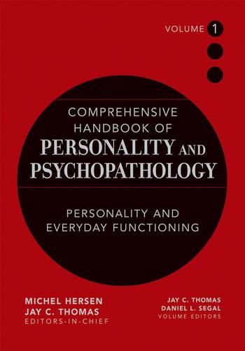 Cover image for Comprehensive Handbook of Personality and Psychopathology