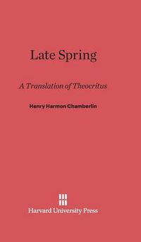 Cover image for Late Spring