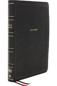 Cover image for NKJV, Deluxe End-of-Verse Reference Bible, Personal Size Large Print, Leathersoft, Black, Red Letter, Comfort Print: Holy Bible, New King James Version