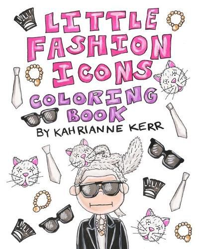 Cover image for Little Fashion Icons Coloring Book