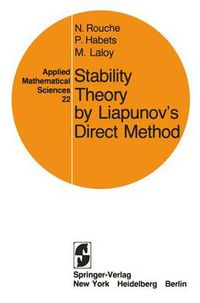 Cover image for Stability Theory by Liapunov's Direct Method