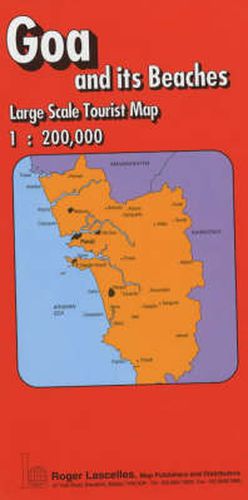 Cover image for Goa and Its Beaches: Tourist Map