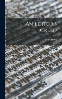 Cover image for An Editor's Creed