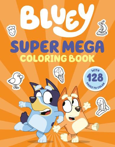 Cover image for Bluey: Super Mega Coloring Book