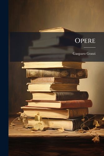 Cover image for Opere