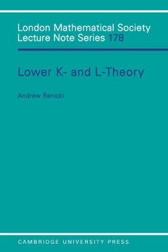 Cover image for Lower K- and L-theory