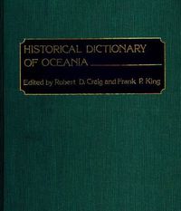 Cover image for Historical Dictionary of Oceania