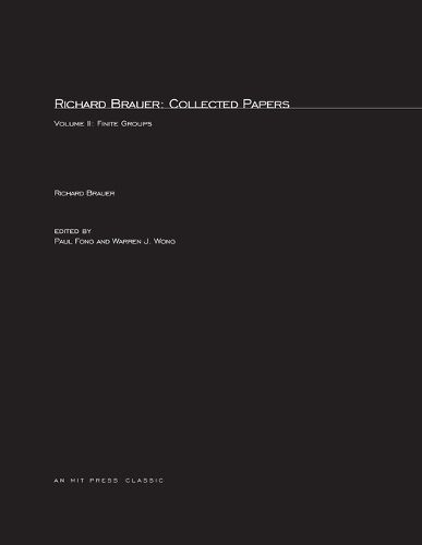 Cover image for Richard Brauer: Collected Papers: Finite Groups