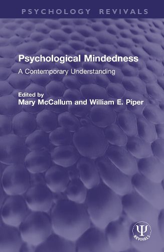 Cover image for Psychological Mindedness
