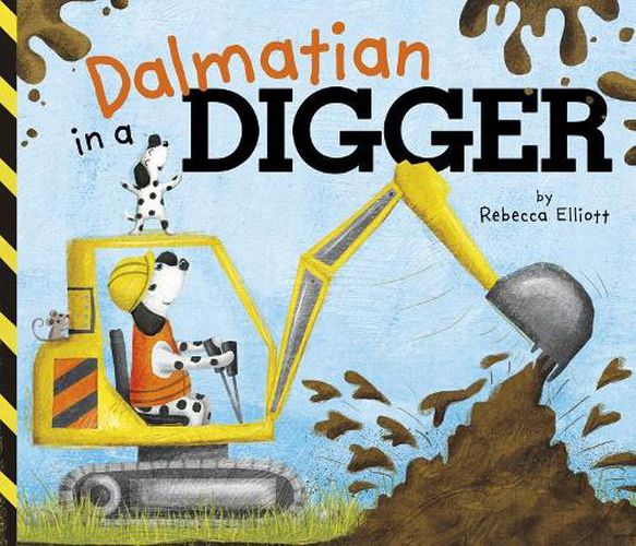 Dalmatian In A Digger