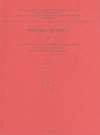 Cover image for Boeotia Antiqua IV: Proceedings of the 7th International Congress on Boiotian Antiquities. Boiotian (and other) Epigraphy