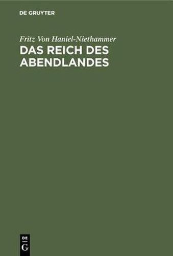Cover image for Das Reich Des Abendlandes