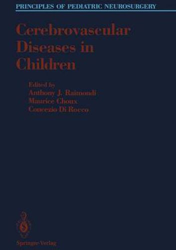 Cover image for Cerebrovascular Diseases in Children