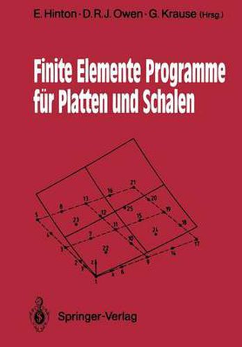 Finite Elemente Programme Fur Platten Und Schalen