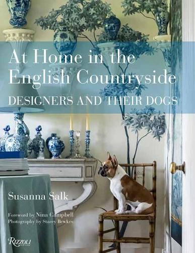 Cover image for At Home in the English Countryside: Designers and Their Dogs