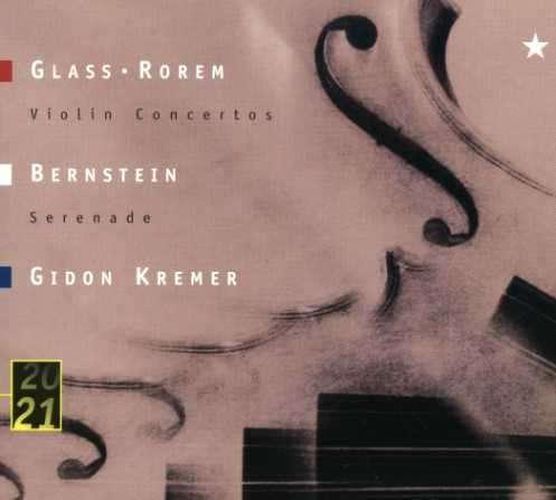 Cover image for Glass Rorem Violin Concertos