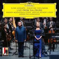 Cover image for Live From Salzburg Wagner Wesendonck Lieder Mahler Ruckert Lieder