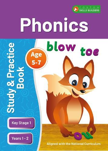 Cover image for KS1 Phonics Study & Practice Book for Ages 5-7 (Years 1-2) Perfect for learning at home or use in the classroom