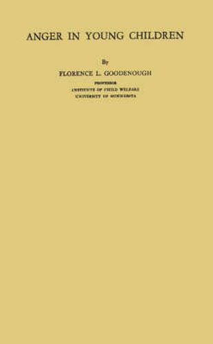 Cover image for Anger in Young Children