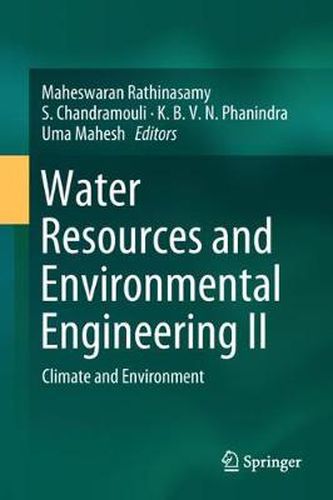 Cover image for Water Resources and Environmental Engineering II: Climate and Environment