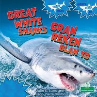 Cover image for Gran Reken Blan Yo (Great White Sharks) Bilingual Eng/Cre