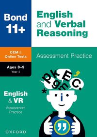 Cover image for Bond 11+: Bond 11+ CEM English & Verbal Reasoning Assessment Papers 8-9 Years