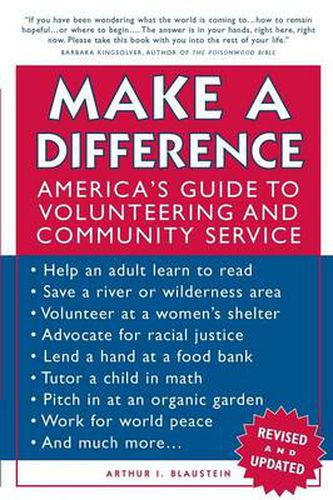 Cover image for Make a Difference: America's Guide to Volunteering and Community Service