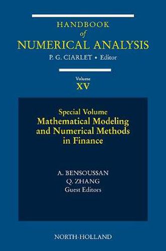 Cover image for Mathematical Modelling and Numerical Methods in Finance: Special Volume