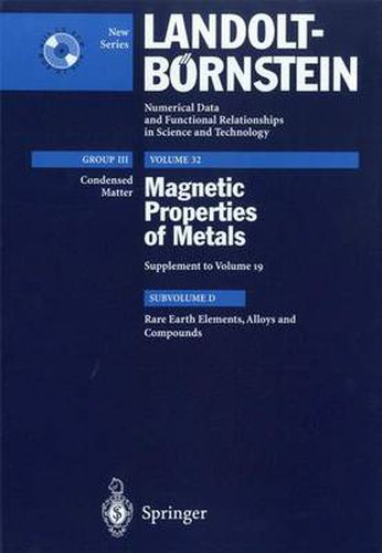Cover image for Rare Earth Elements, Alloys and Compounds