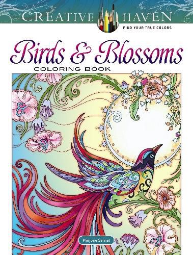 Cover image for Creative Haven Birds and Blossoms Coloring Book