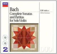 Cover image for Bach Js Complete Sonatas And Partitas For Solo Violin