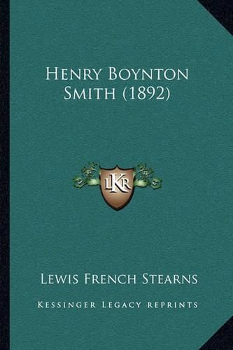 Henry Boynton Smith (1892)