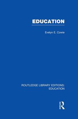 Cover image for Education: Examining the Evidence