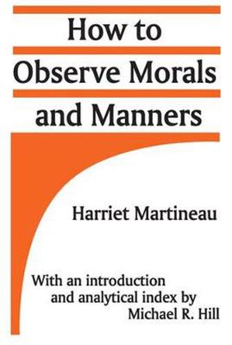 How to Observe Morals and Manners