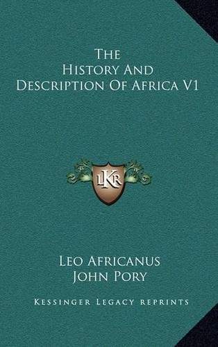 The History and Description of Africa V1