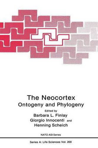 Cover image for The Neocortex: Ontogeny and Phylogeny