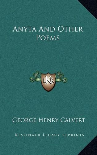 Anyta and Other Poems Anyta and Other Poems