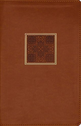 Cover image for NASB, Personal Size Bible, Large Print, Leathersoft, Brown, Red Letter, 1995 Text, Thumb Indexed, Comfort Print