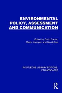 Cover image for Environmental Policy, Assessment and Communication