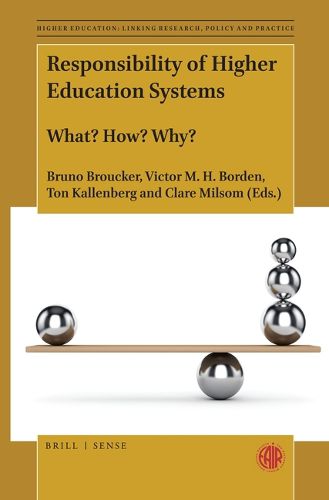 Cover image for Responsibility of Higher Education Systems: What? How? Why?