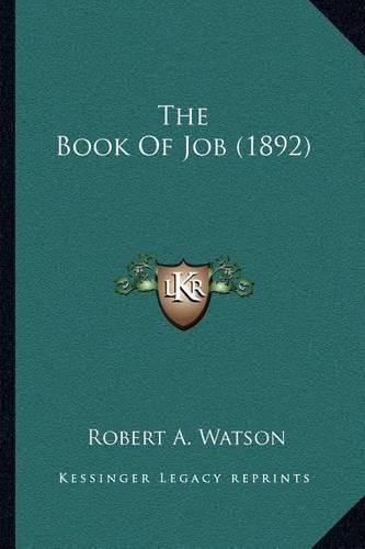 Cover image for The Book of Job (1892)